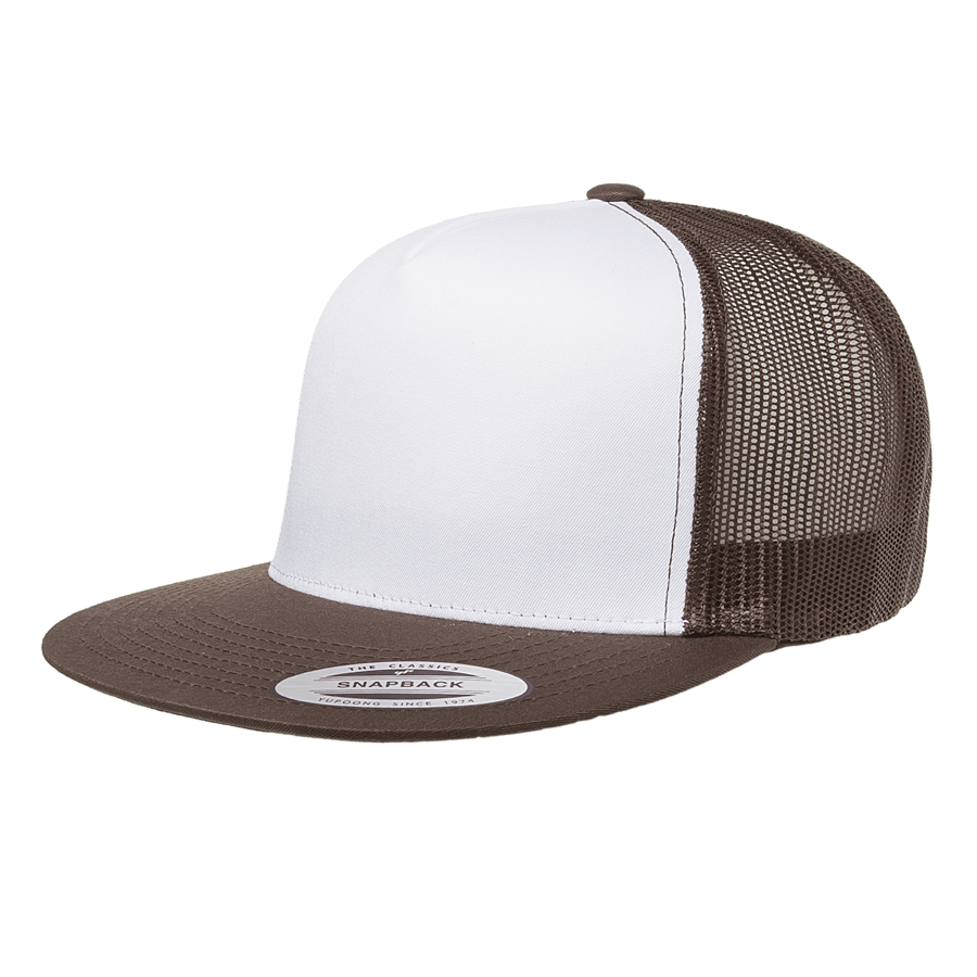 White Flexfit Trucker Hats for Men for sale