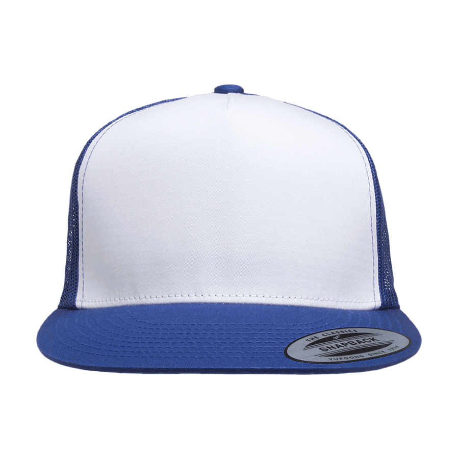 Up 6006W- Flexfit | Panel Trucker Apparel White Front Classic
