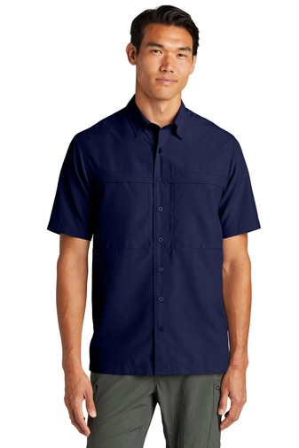 Port Authority® Short Sleeve UV Daybreak Shirt - True Navy